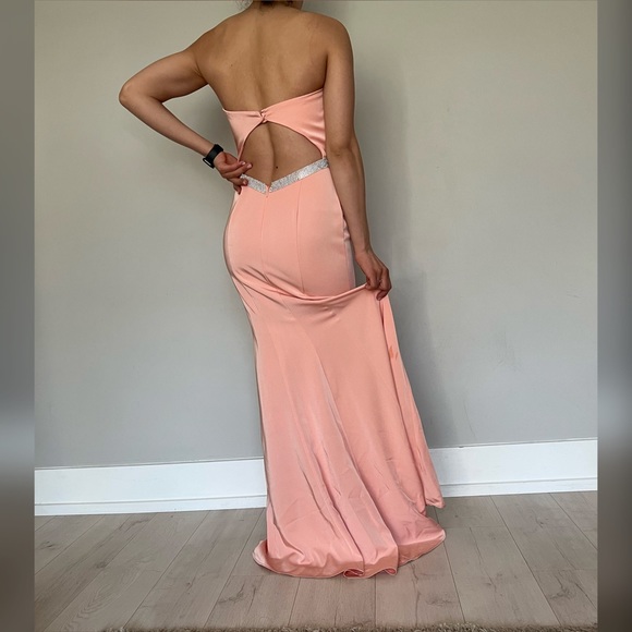 Pink long dress - Picture 2 of 2